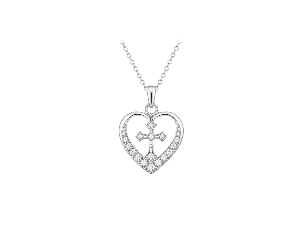 Sacred Shield Silver Necklace