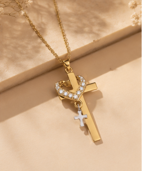 Armor of Virtue Gold Necklace