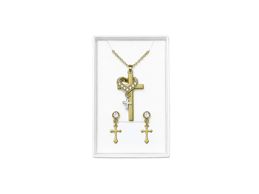 Armor of Virtue Necklace & Earrings