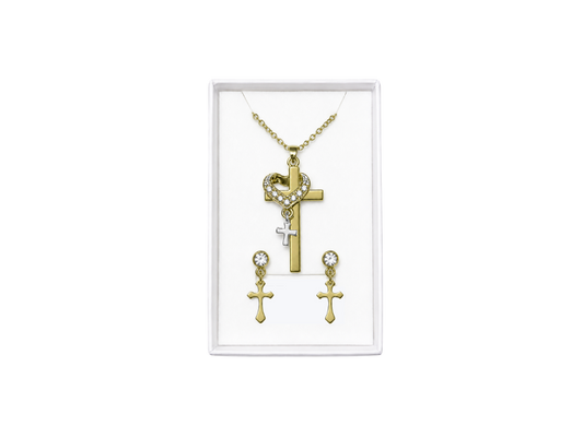 Armor of Virtue Necklace & Earrings