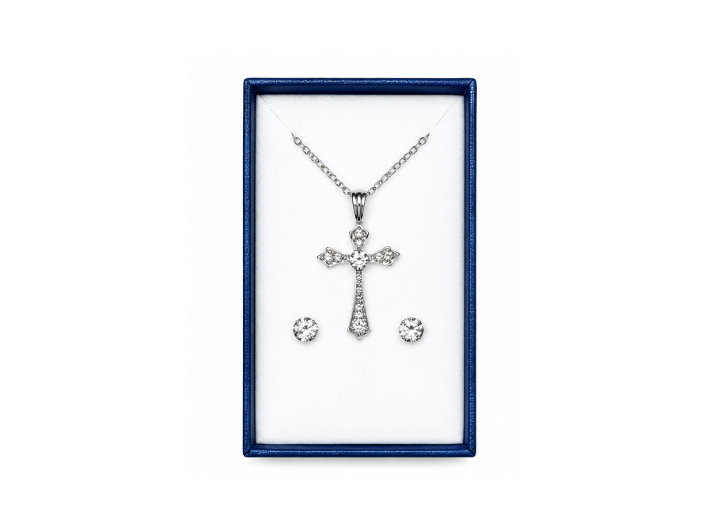 Pearl of Love Necklace & Earrings