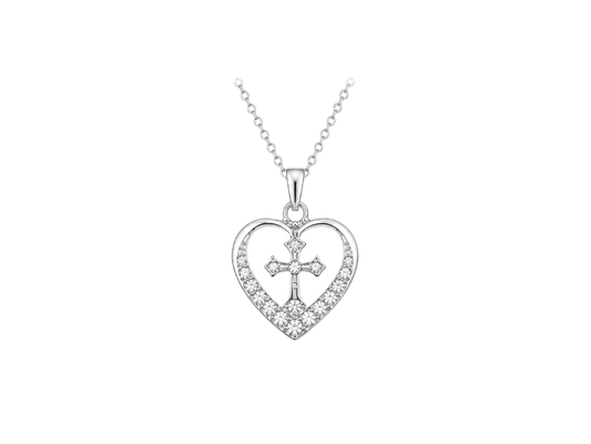 Sacred Shield Silver Necklace
