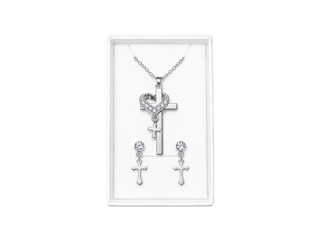 Armor of Virtue Necklace & Earrings