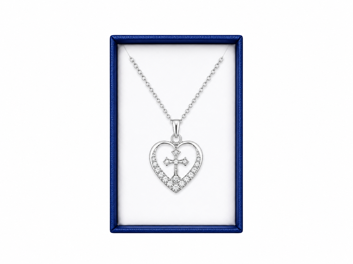 Sacred Shield Silver Necklace