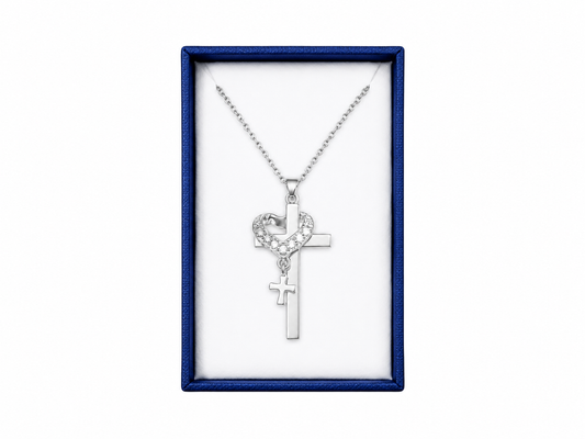 Armor of Virtue Silver Necklace