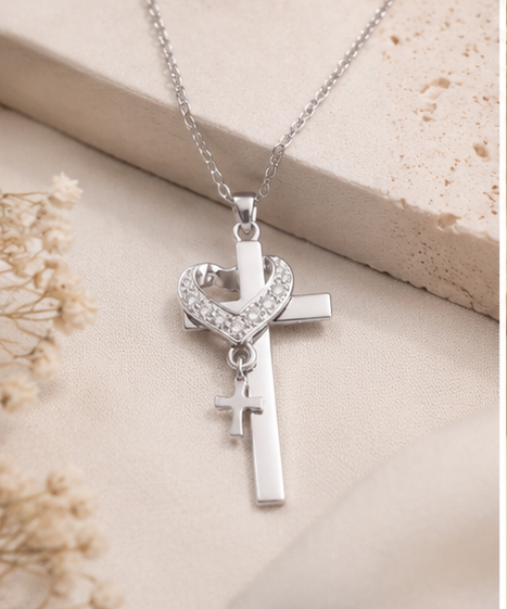 Armor of Virtue Silver Necklace