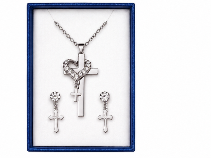 Armor of Virtue Necklace & Earrings
