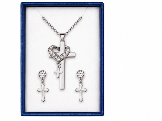 Armor of Virtue Necklace & Earrings