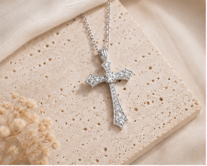 Pearl of Promise Silver Necklace
